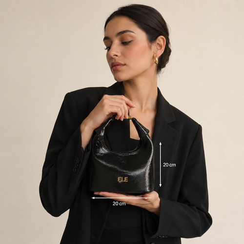 Ele Bag - Black leather