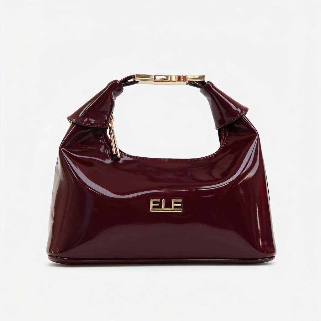 Ele Bag - Glossy Burgundy